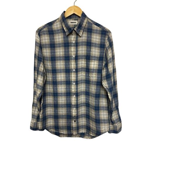 Taylor Stitch The Jack in Iceberg Plaid Sz 40 - Picture 1 of 6